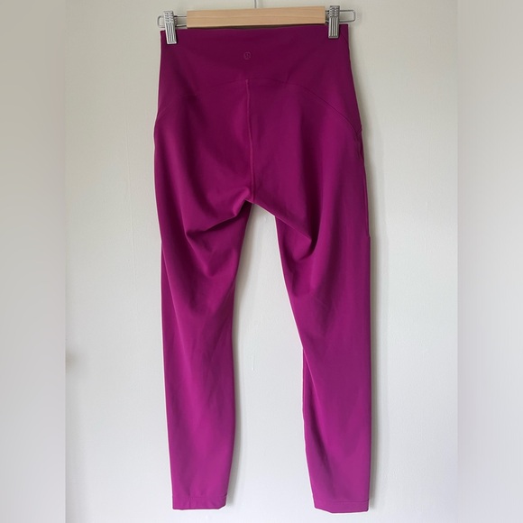 Lululemon Athletica Leggings - InStill High Rise Tight 25” Magenta Purple - Picture 6 of 10